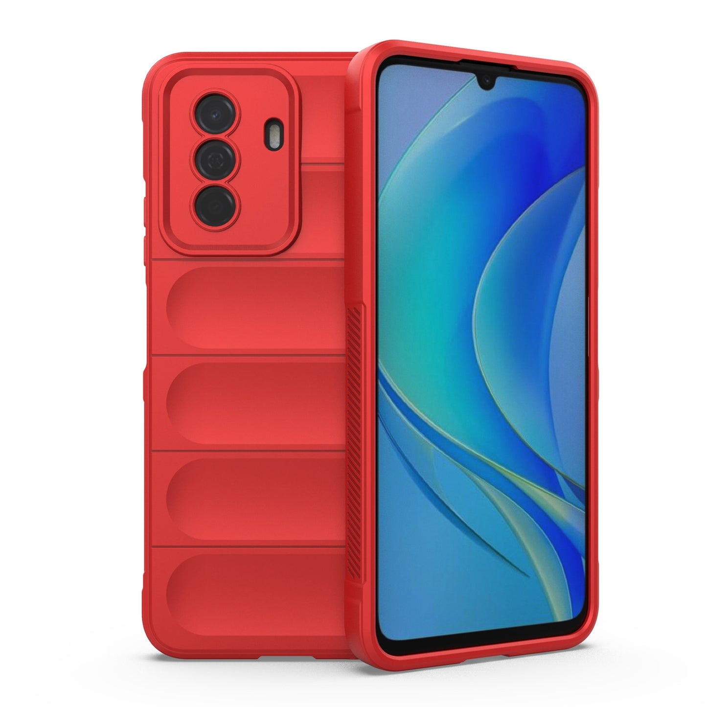 Huawei Enjoy 50 4G Magic Shield TPU + Flannel Phone Case: Durable, Non-toxic, Easy Access, Stylish Design