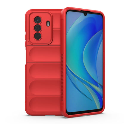 Huawei Enjoy 50 4G Magic Shield TPU + Flannel Phone Case: Durable, Non-toxic, Easy Access, Stylish Design