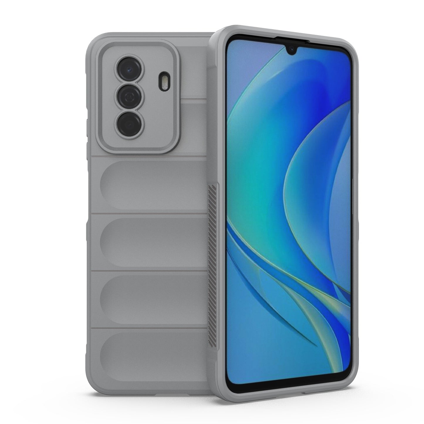Huawei Enjoy 50 4G Magic Shield TPU + Flannel Phone Case: Durable, Non-toxic, Easy Access, Stylish Design