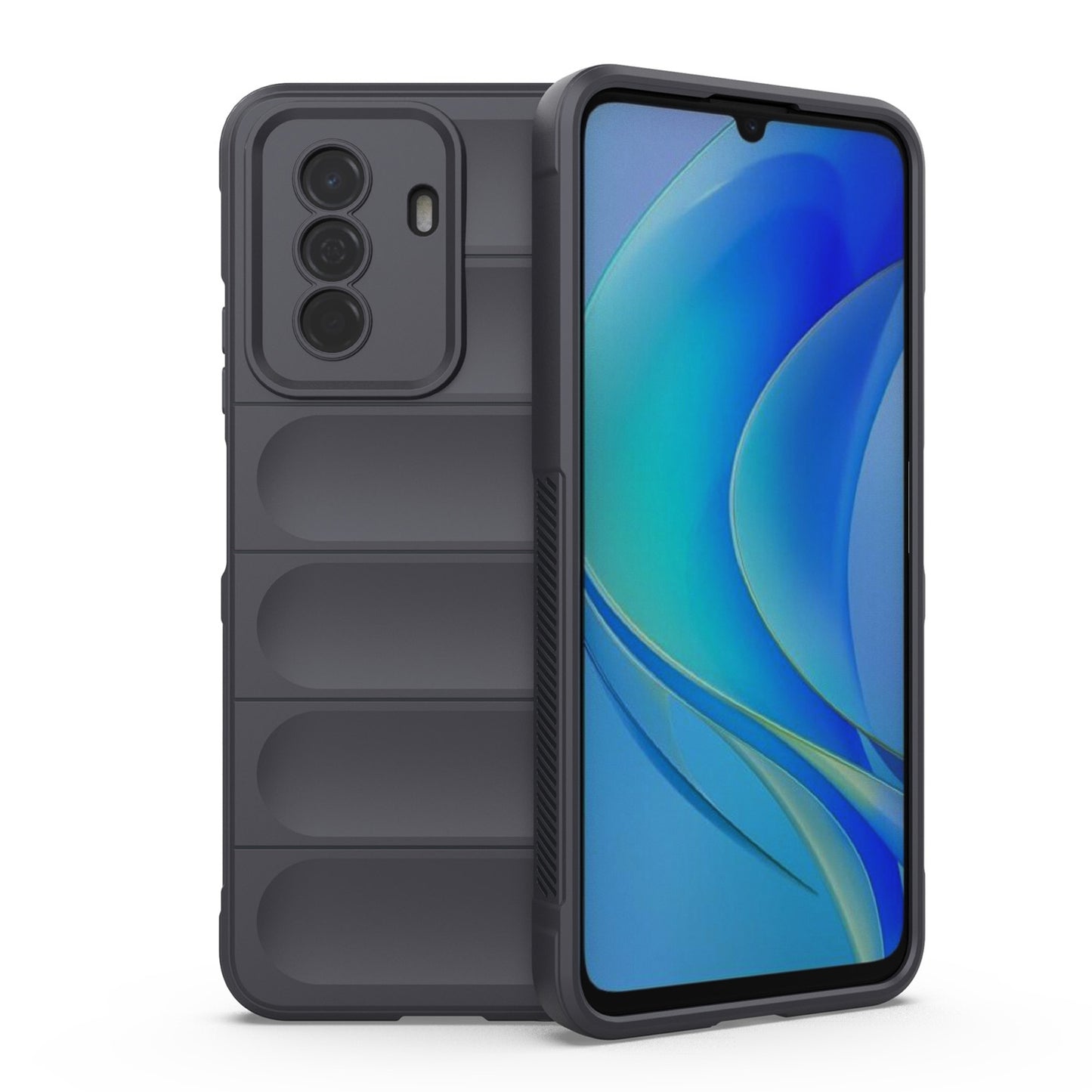 Huawei Nova Y70 Magic Shield TPU + Flannel Phone Case: Durable, Non-toxic, Easy Access, Stylish Design