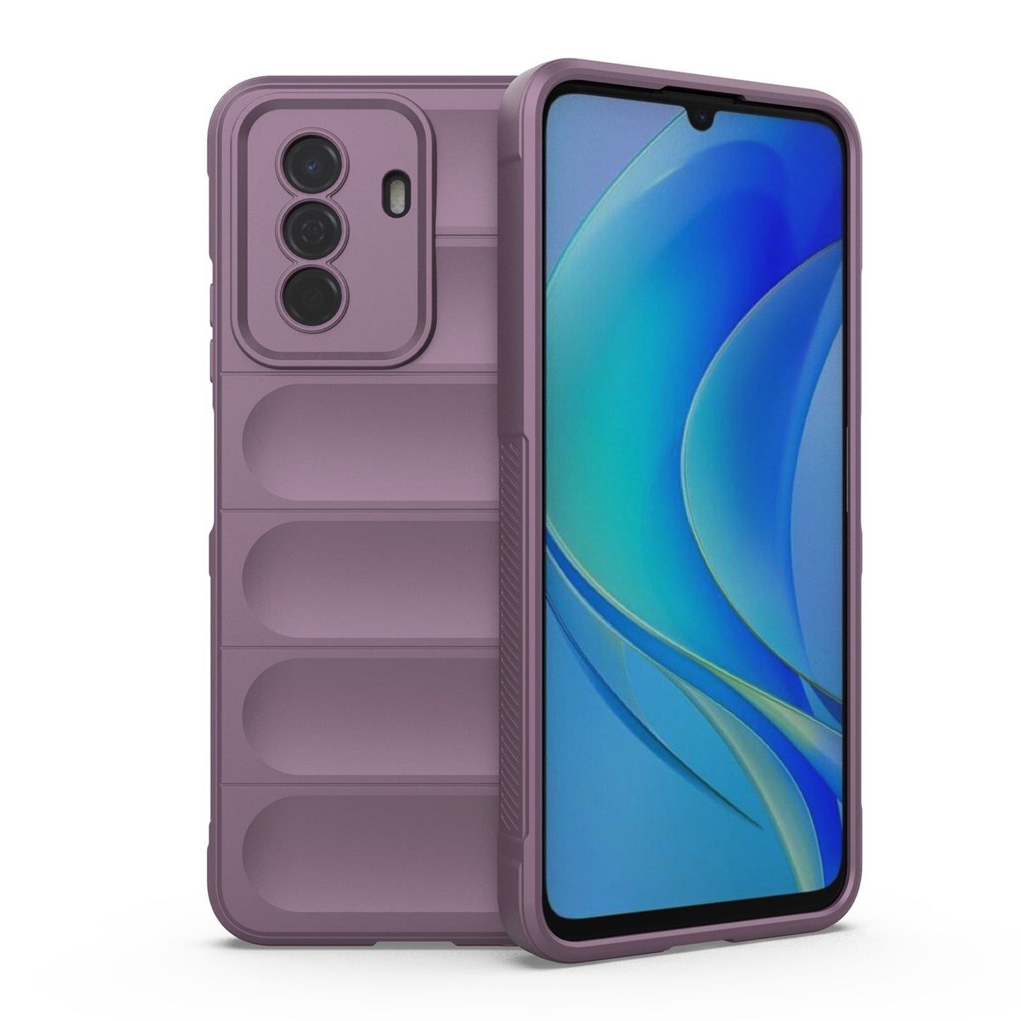 Huawei Enjoy 50 4G Magic Shield TPU + Flannel Phone Case: Durable, Non-toxic, Easy Access, Stylish Design