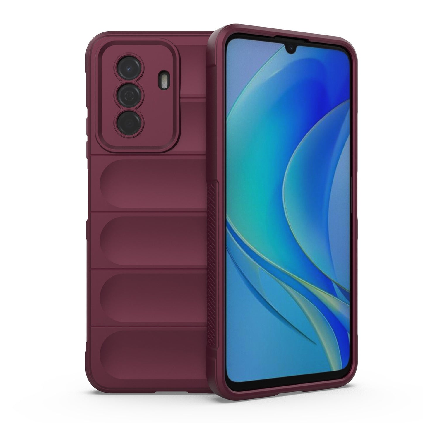 Huawei Enjoy 50 4G Magic Shield TPU + Flannel Phone Case: Durable, Non-toxic, Easy Access, Stylish Design