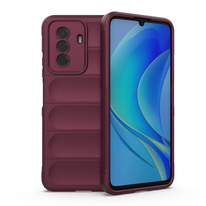 Huawei Nova Y70 Magic Shield TPU + Flannel Phone Case: Durable, Non-toxic, Easy Access, Stylish Design