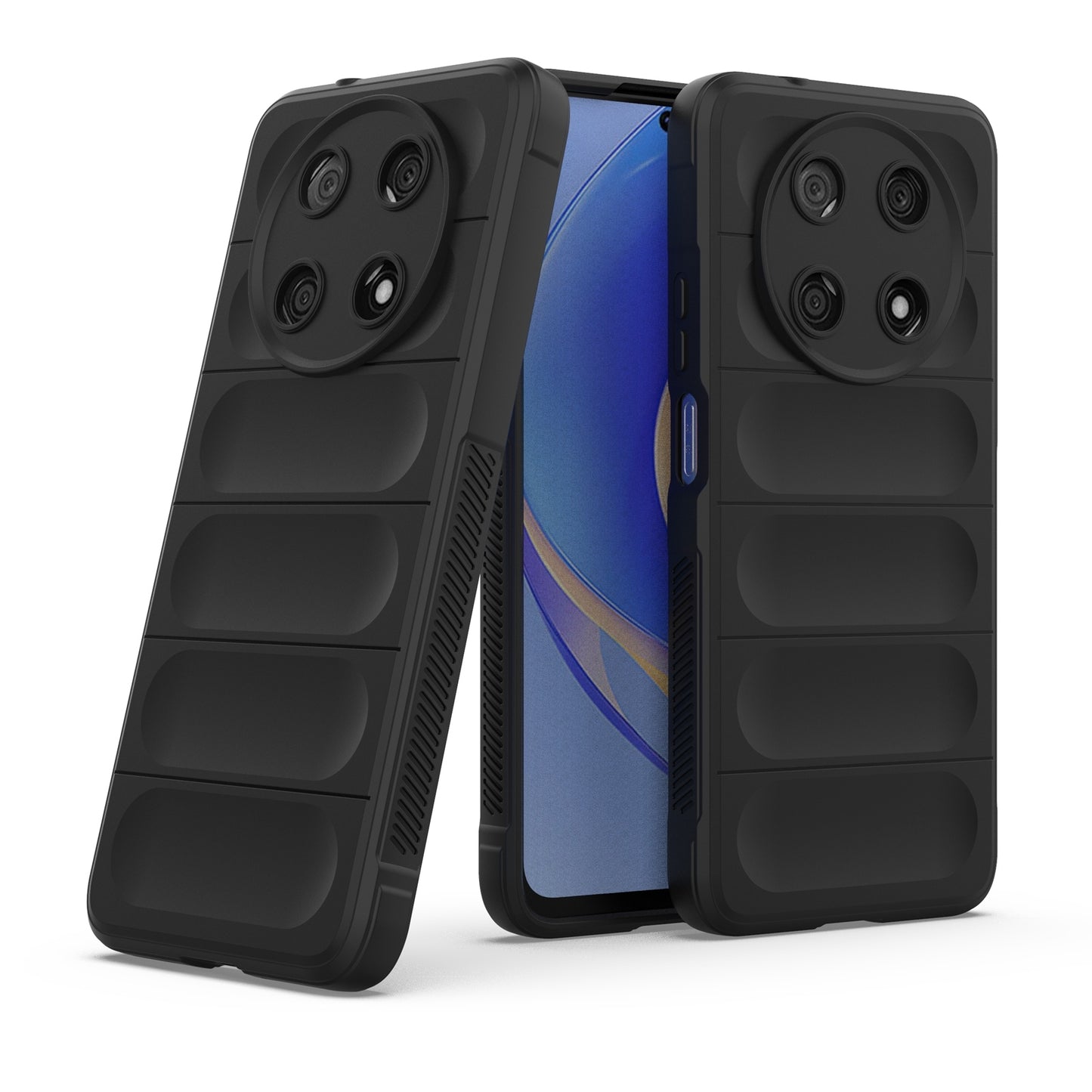 Huawei Nova Y90 Magic Shield TPU + Flannel Phone Case: Durable, Non-toxic, Easy Access, Stylish Design