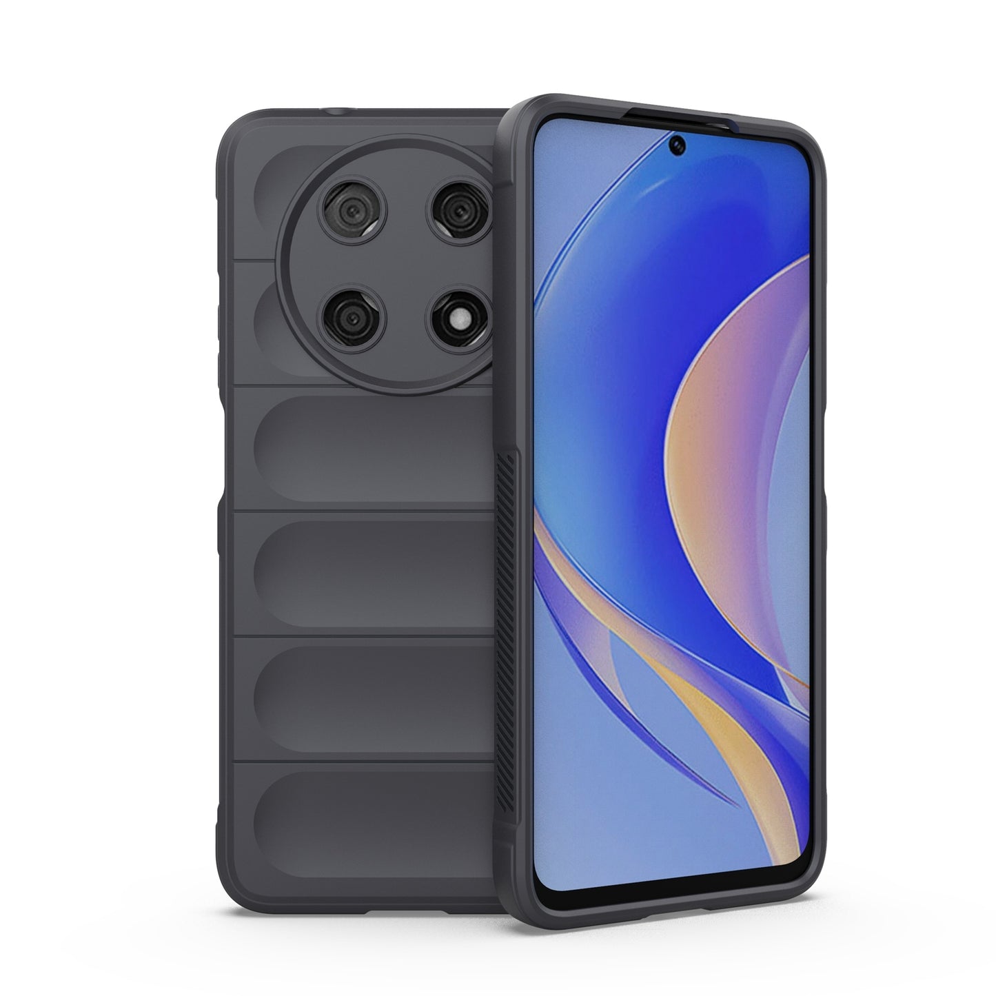 Huawei Nova Y90 Magic Shield TPU + Flannel Phone Case: Durable, Non-toxic, Easy Access, Stylish Design