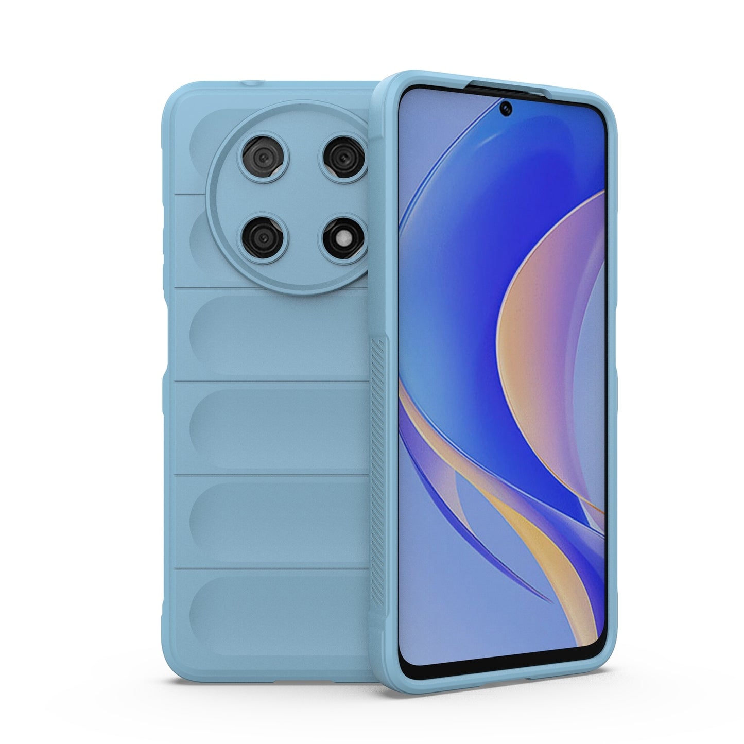 Huawei Enjoy 50 Pro Magic Shield TPU + Flannel Phone Case: Durable, Non-toxic, Easy Access, Stylish Design