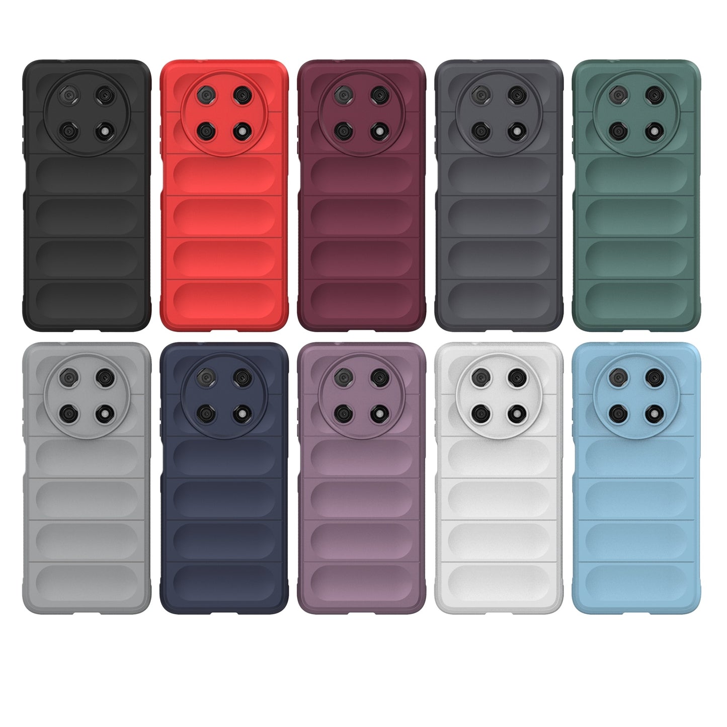 Huawei Nova Y90 Magic Shield TPU + Flannel Phone Case: Durable, Non-toxic, Easy Access, Stylish Design