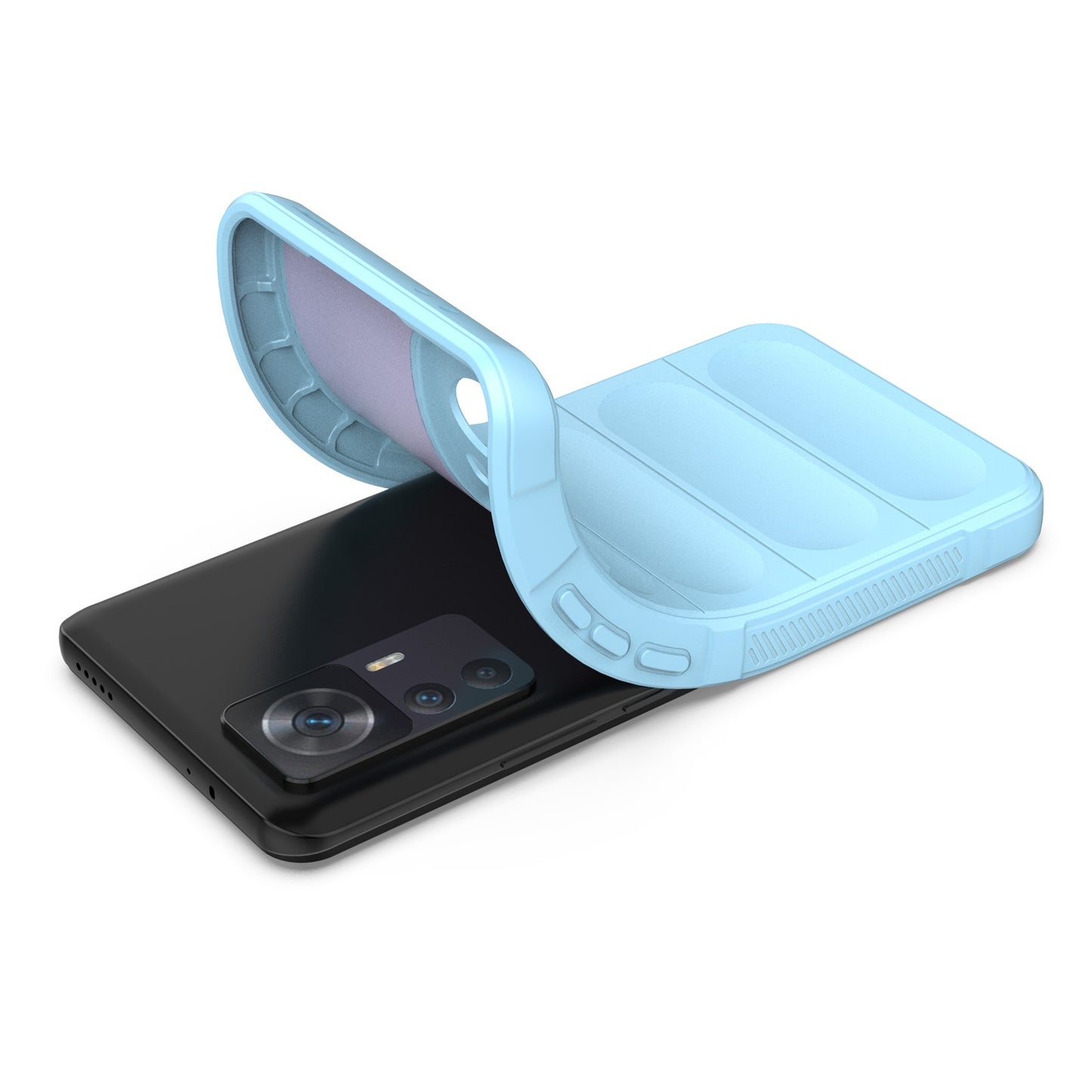 Xiaomi Redmi K50 Ultra Magic Shield TPU + Flannel Phone Case: Durable, Non-toxic, Easy Access, Stylish Design