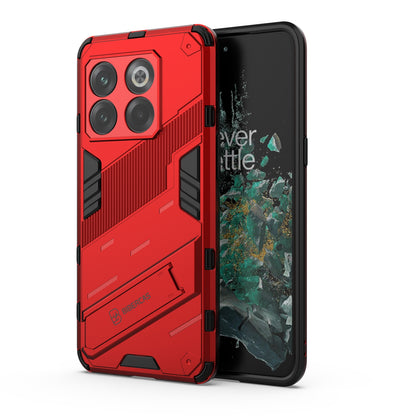 OnePlus 10T 5G Shockproof Phone Case - Punk Armor 2-in-1 PC + TPU with Invisible Holder