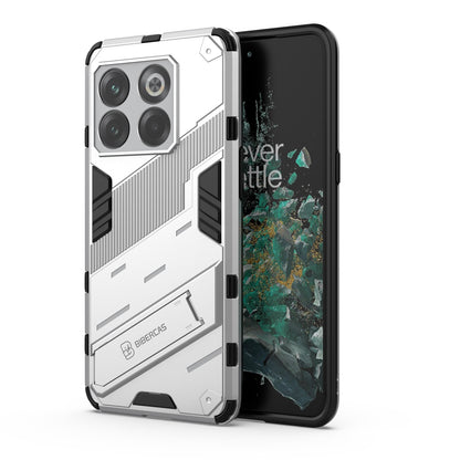 OnePlus 10T 5G Shockproof Phone Case - Punk Armor 2-in-1 PC + TPU with Invisible Holder