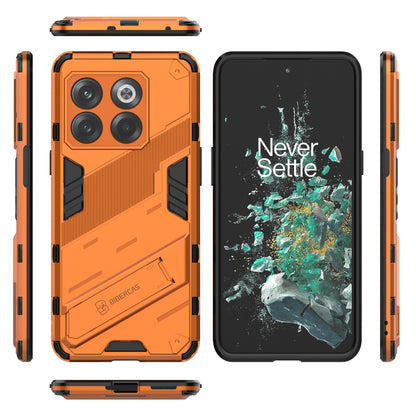 OnePlus 10T 5G Shockproof Phone Case - Punk Armor 2-in-1 PC + TPU with Invisible Holder