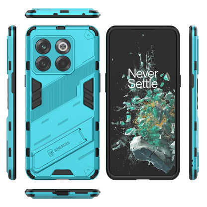 OnePlus 10T 5G Shockproof Phone Case - Punk Armor 2-in-1 PC + TPU with Invisible Holder