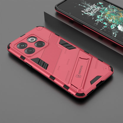 OnePlus 10T 5G Shockproof Phone Case - Punk Armor 2-in-1 PC + TPU with Invisible Holder