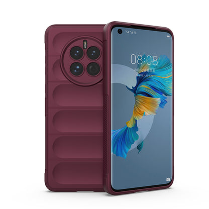 Huawei Mate 50 Magic Shield TPU + Flannel Phone Case: Durable, Non-toxic, Easy Access, Stylish Design
