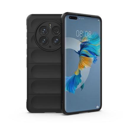 Huawei Mate 50 Pro Magic Shield TPU + Flannel Phone Case: Durable, Non-toxic, Easy Access, Stylish Design