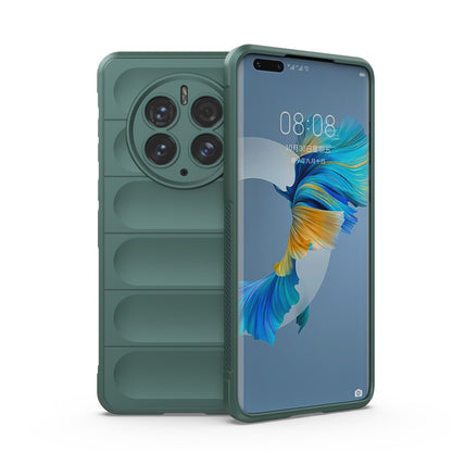 Huawei Mate 50 Pro Magic Shield TPU + Flannel Phone Case: Durable, Non-toxic, Easy Access, Stylish Design