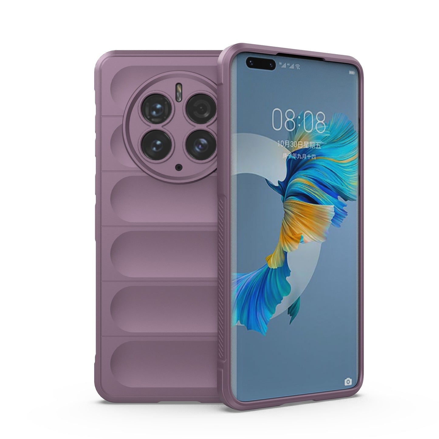Huawei Mate 50 Pro Magic Shield TPU + Flannel Phone Case: Durable, Non-toxic, Easy Access, Stylish Design