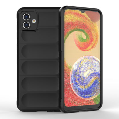 Samsung Galaxy A04 4G Magic Shield TPU + Flannel Phone Case: Durable, Non-toxic, Easy Access, Stylish Design