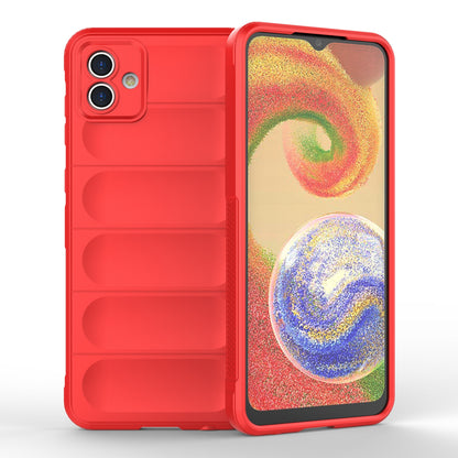 Samsung Galaxy A04 4G Magic Shield TPU + Flannel Phone Case: Durable, Non-toxic, Easy Access, Stylish Design