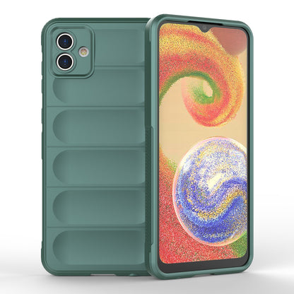 Samsung Galaxy A04 4G Magic Shield TPU + Flannel Phone Case: Durable, Non-toxic, Easy Access, Stylish Design