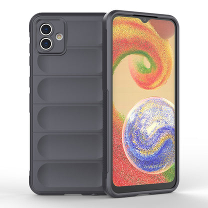 Samsung Galaxy A04 4G Magic Shield TPU + Flannel Phone Case: Durable, Non-toxic, Easy Access, Stylish Design