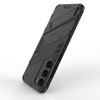 Samsung Galaxy S23+ 5G Shockproof Phone Case - Punk Armor 2-in-1 PC + TPU with Invisible Holder