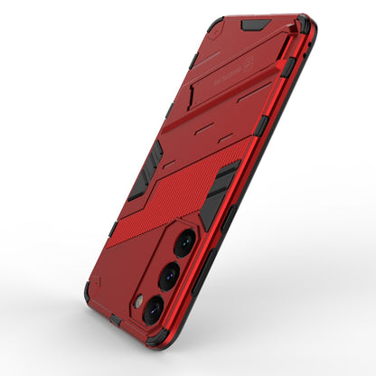 Samsung Galaxy S23+ 5G Shockproof Phone Case - Punk Armor 2-in-1 PC + TPU with Invisible Holder