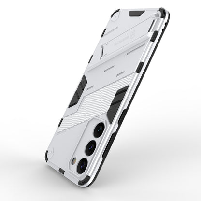 Samsung Galaxy S23+ 5G Shockproof Phone Case - Punk Armor 2-in-1 PC + TPU with Invisible Holder