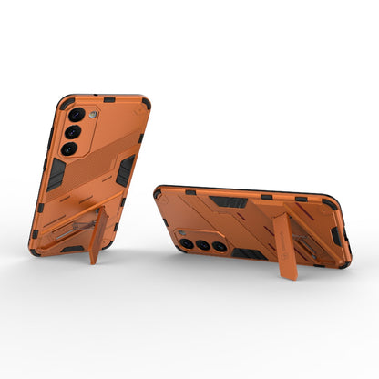 Samsung Galaxy S23+ 5G Shockproof Phone Case - Punk Armor 2-in-1 PC + TPU with Invisible Holder