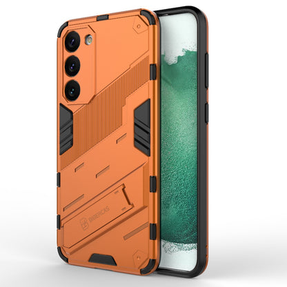 Samsung Galaxy S23+ 5G Shockproof Phone Case - Punk Armor 2-in-1 PC + TPU with Invisible Holder