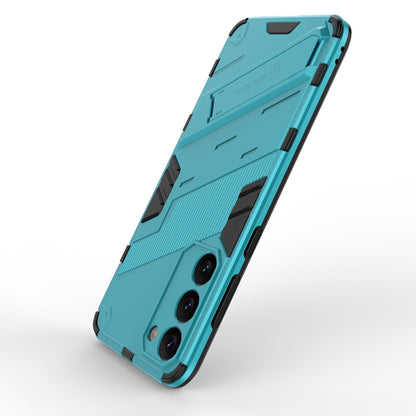 Samsung Galaxy S23+ 5G Shockproof Phone Case - Punk Armor 2-in-1 PC + TPU with Invisible Holder