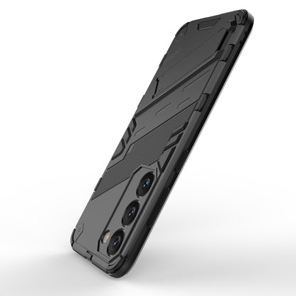 Samsung Galaxy S23 5G Shockproof Phone Case - Punk Armor 2-in-1 PC + TPU with Invisible Holder
