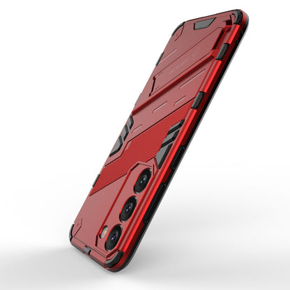 Samsung Galaxy S23 5G Shockproof Phone Case - Punk Armor 2-in-1 PC + TPU with Invisible Holder