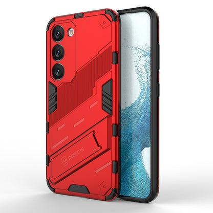 Samsung Galaxy S23 5G Shockproof Phone Case - Punk Armor 2-in-1 PC + TPU with Invisible Holder