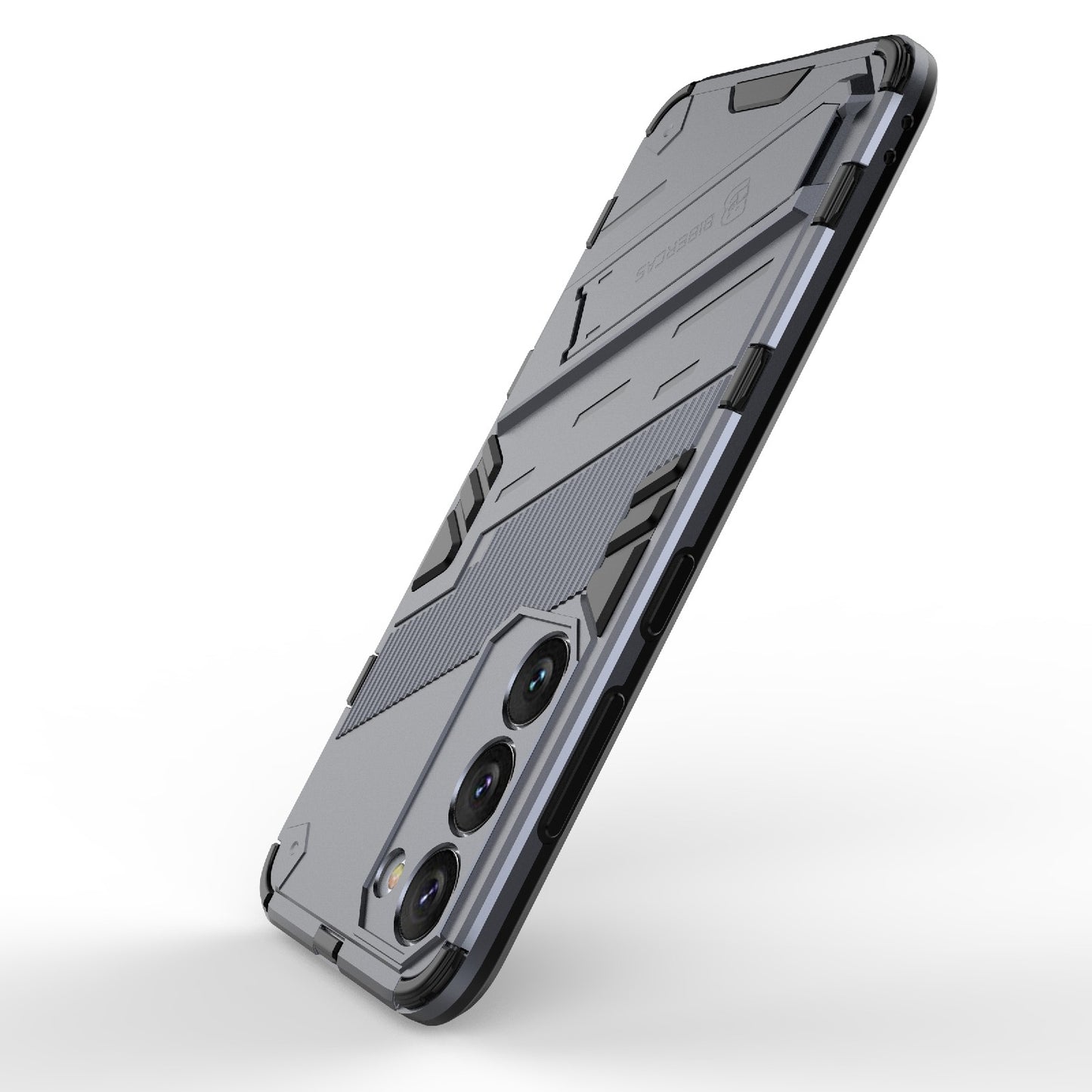 Samsung Galaxy S23 5G Shockproof Phone Case - Punk Armor 2-in-1 PC + TPU with Invisible Holder