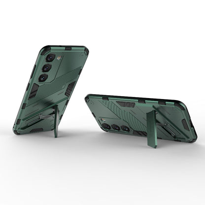 Samsung Galaxy S23 5G Shockproof Phone Case - Punk Armor 2-in-1 PC + TPU with Invisible Holder