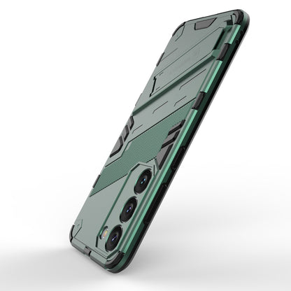 Samsung Galaxy S23 5G Shockproof Phone Case - Punk Armor 2-in-1 PC + TPU with Invisible Holder