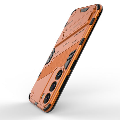 Samsung Galaxy S23 5G Shockproof Phone Case - Punk Armor 2-in-1 PC + TPU with Invisible Holder