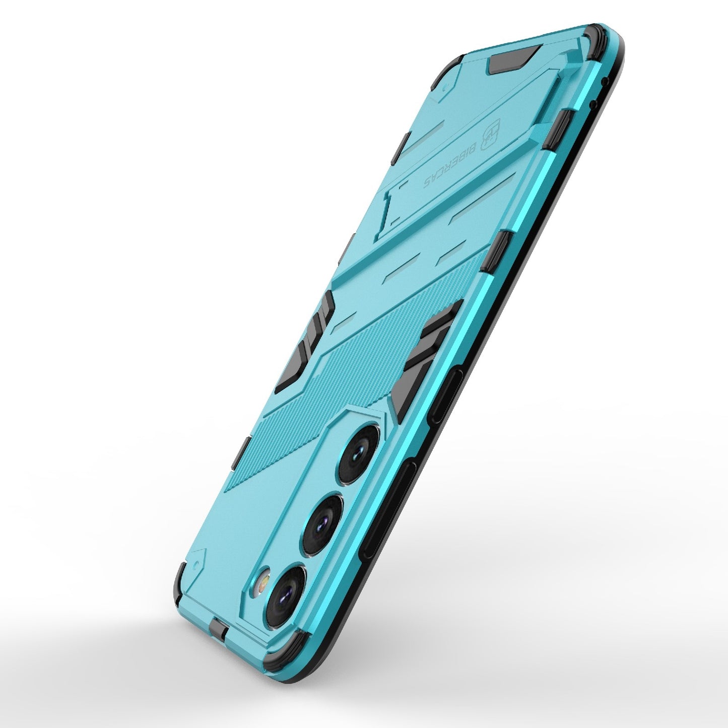 Samsung Galaxy S23 5G Shockproof Phone Case - Punk Armor 2-in-1 PC + TPU with Invisible Holder