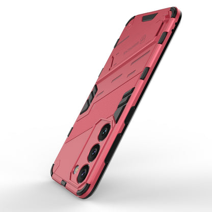 Samsung Galaxy S23 5G Shockproof Phone Case - Punk Armor 2-in-1 PC + TPU with Invisible Holder