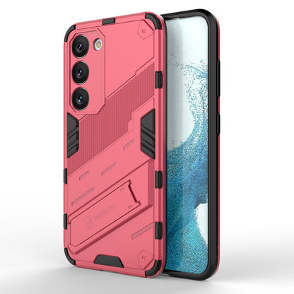 Samsung Galaxy S23 5G Shockproof Phone Case - Punk Armor 2-in-1 PC + TPU with Invisible Holder