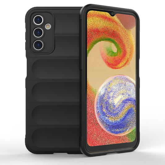 Samsung Galaxy A14 5G Magic Shield TPU + Flannel Phone Case: Durable, Non-toxic, Easy Access, Stylish Design