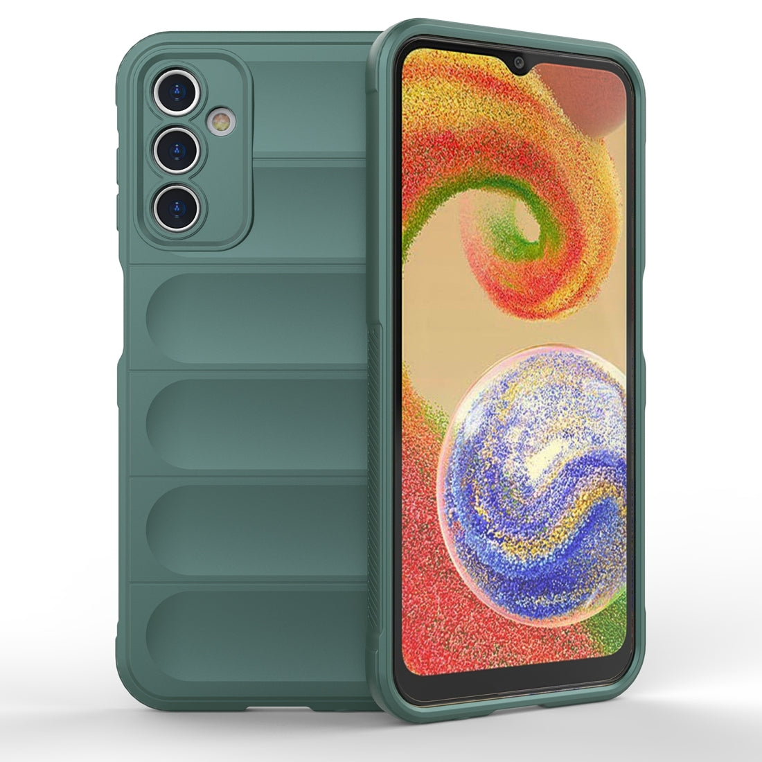Samsung Galaxy A14 5G Magic Shield TPU + Flannel Phone Case: Durable, Non-toxic, Easy Access, Stylish Design