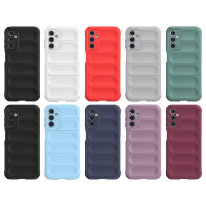Samsung Galaxy A14 5G Magic Shield TPU + Flannel Phone Case: Durable, Non-toxic, Easy Access, Stylish Design