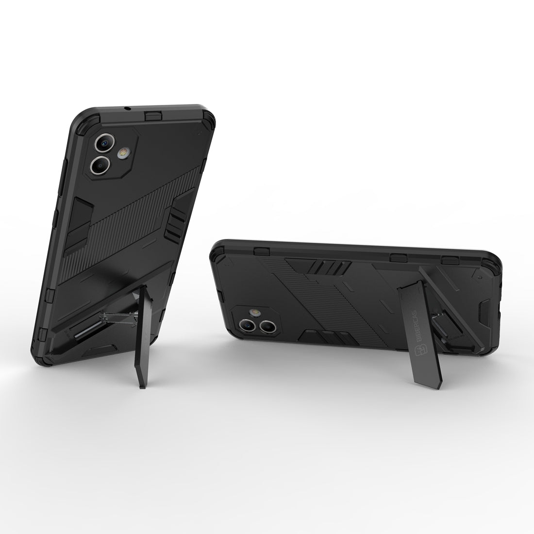 Samsung Galaxy A04 4G Shockproof Phone Case - Punk Armor 2-in-1 PC + TPU with Invisible Holder