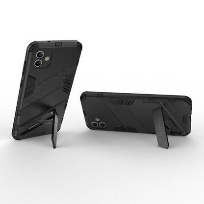 Samsung Galaxy A04 4G Shockproof Phone Case - Punk Armor 2-in-1 PC + TPU with Invisible Holder