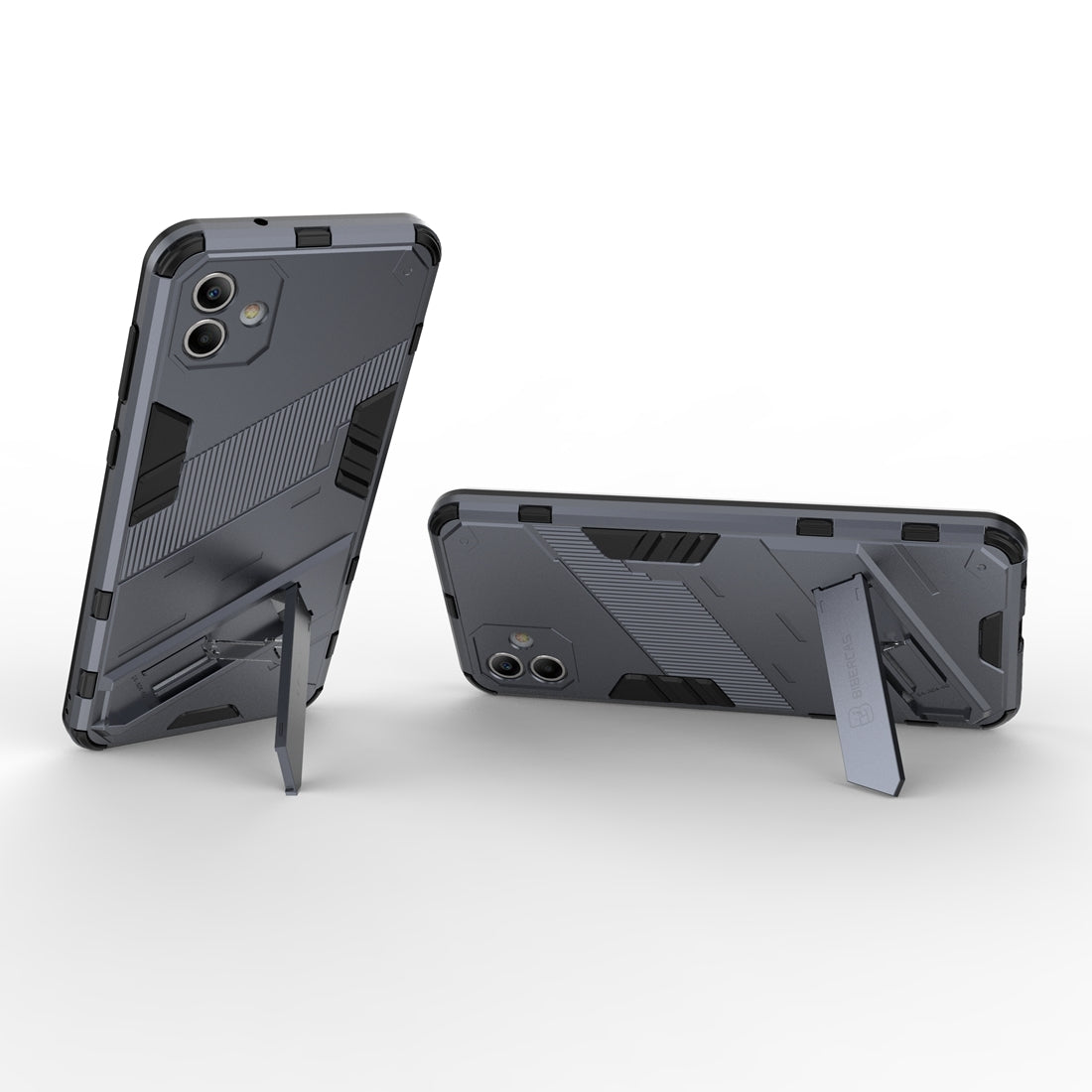 Samsung Galaxy A04 4G Shockproof Phone Case - Punk Armor 2-in-1 PC + TPU with Invisible Holder