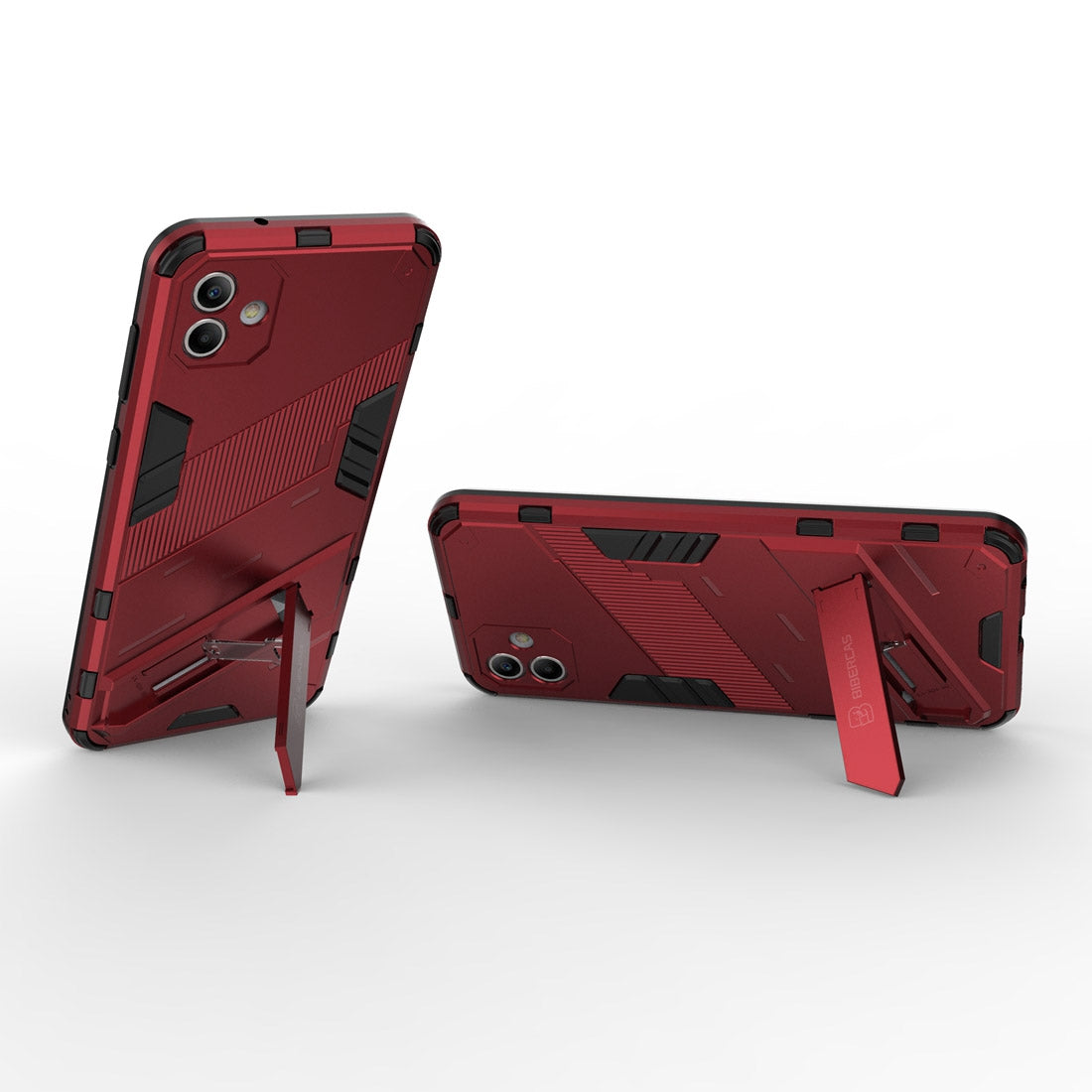 Samsung Galaxy A04 4G Shockproof Phone Case - Punk Armor 2-in-1 PC + TPU with Invisible Holder