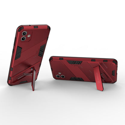 Samsung Galaxy A04 4G Shockproof Phone Case - Punk Armor 2-in-1 PC + TPU with Invisible Holder