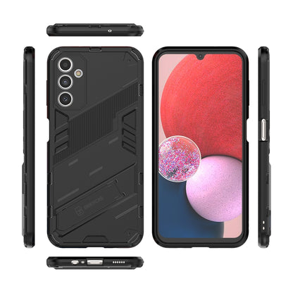 Samsung Galaxy A14 5G Shockproof Phone Case - Punk Armor 2-in-1 PC + TPU with Invisible Holder